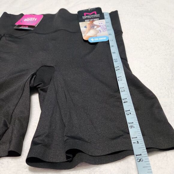 MAIDENFORM SHORTS BOOTY LIFT SHAPEWEAR SIZE 2XL BLACK SMOOTHING WAISTBAND - Picture 10 of 12
